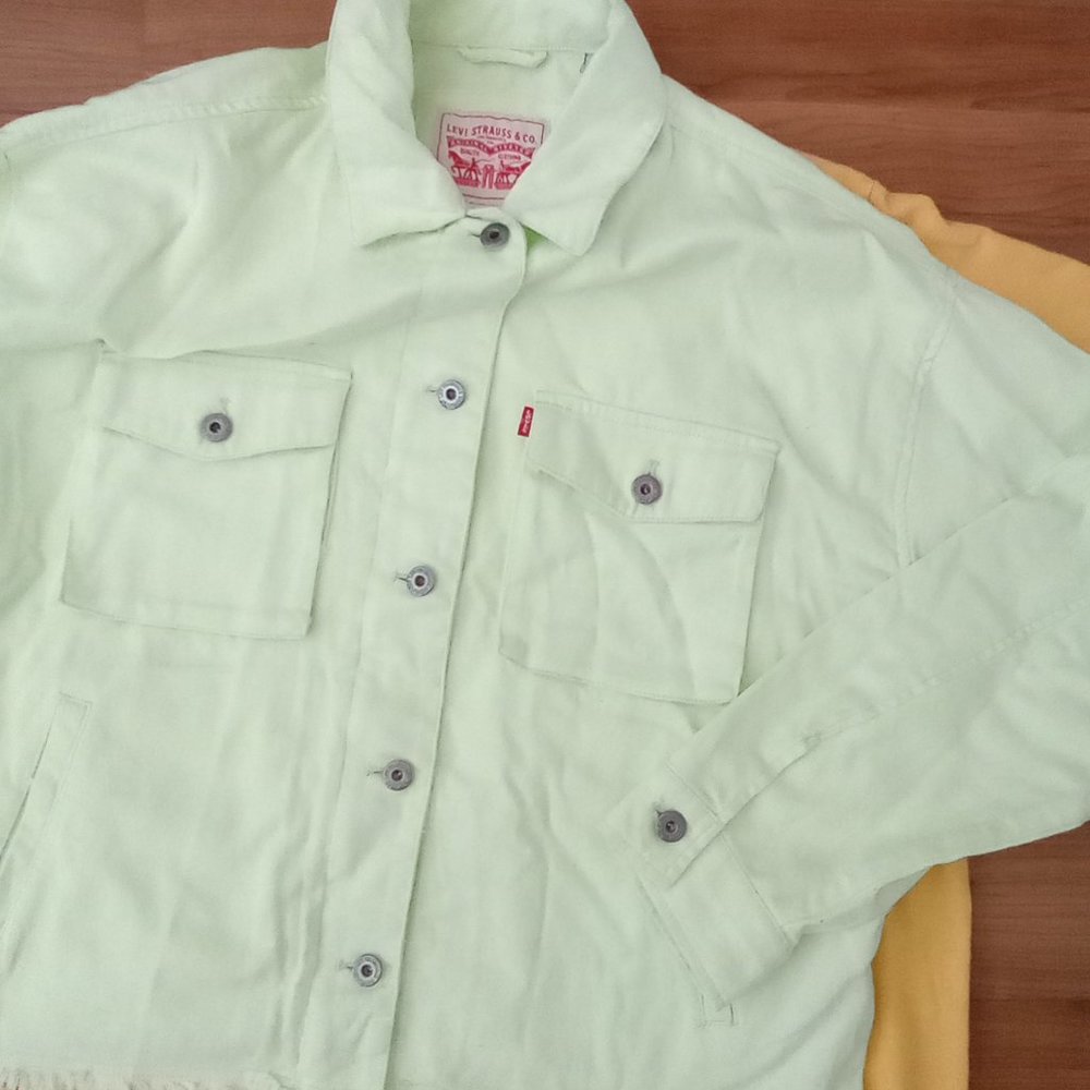 Levis NEON Lime Green jacket XL